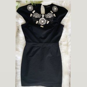 Bebe Embellished Statement Dress size 6